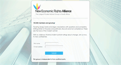 Desktop Screenshot of newera.org.za