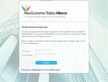Tablet Screenshot of newera.org.za